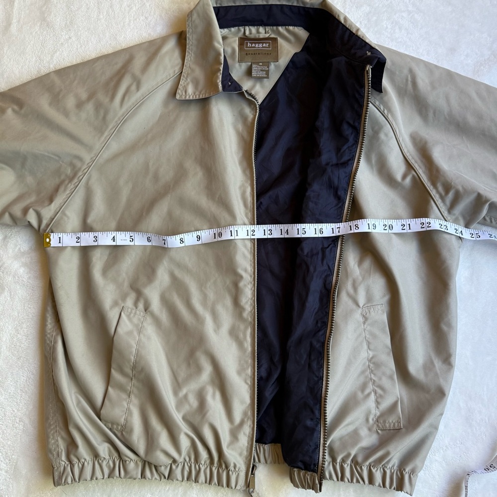 Haggar Generations Men’s Beige Jacket - Picture 6 of 9